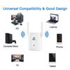 [2 Pieces] 300 Mbps Wifi Repeater - E.F.CONNECTION - Easy Configuration - 200m² Coverage - WPA/WPA2 Security