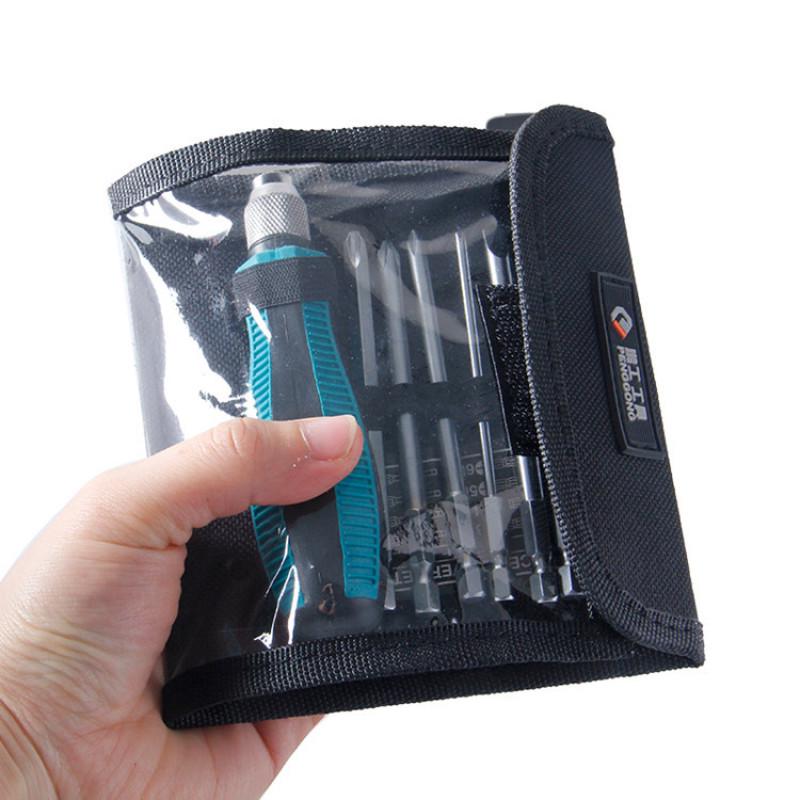 Hot! 9Pcs/Set Precision Screwdriver Set for 1/4in/6.35mm Phillips/Slotted Bits with Weak Magnetic