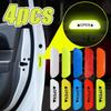 Tiras Reflectantes Abiertas para Coche Pegatinas de Advertencia Marca de Advertencia en Puerta y Parachoques de Coche Decoración de Seguridad para Conducir de Noche Pegatinas Luminosas para Coche