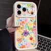 Cartoon Flowers Printed Phone Case For iPhone 17 Pro Max Air 16 15 Pro Max 14 13 12 Pro Max 11 Transparent Soft TPU Back Cover