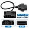 7 Pin To 16 Pin OBD1 To OBD2 Connector OBD II Diagnostic Tool Connector  Code Readers & Scan Tools