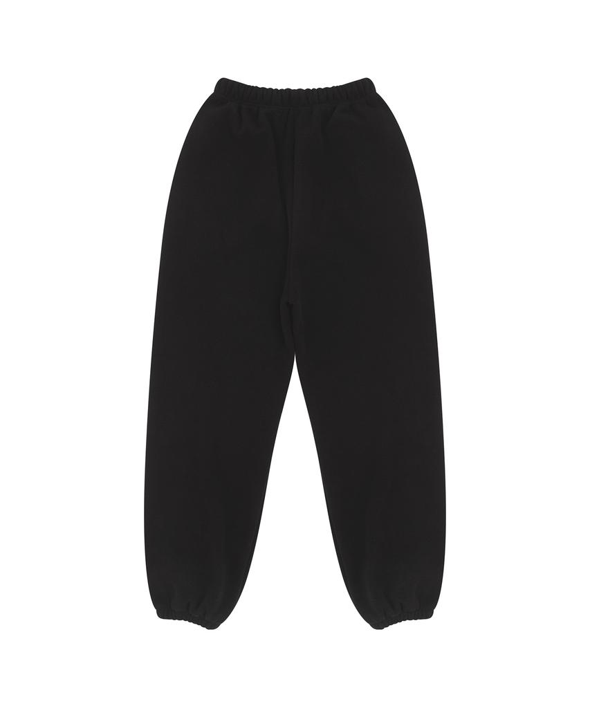 Pillosopi Logo Fleece Pants Black