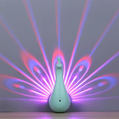 Arandela Pavões Iluminação Ambiente Colorida Arandela Atmosférica Criativa Moderna Iluminação Animal Corpo 3D Lustre para Quarto