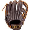 ZETT Pro Status Baseball Glove for Second and Kenta Imamiya Brown X Oak Brown Size Made In BPROG760 Shortstop, Style, Right-Handed Throw, (3736), 4,