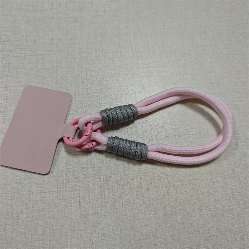 Mobile Phone Lanyard Hanging Decoration Can Be Carried Twist Rope Anti-Loss Pendant Strong Wrist Short Straps