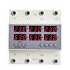 3-Phase Digital Over And Under Voltage Relay Current Limiter Adjustable Protect For Safeguards Electrical Appliances