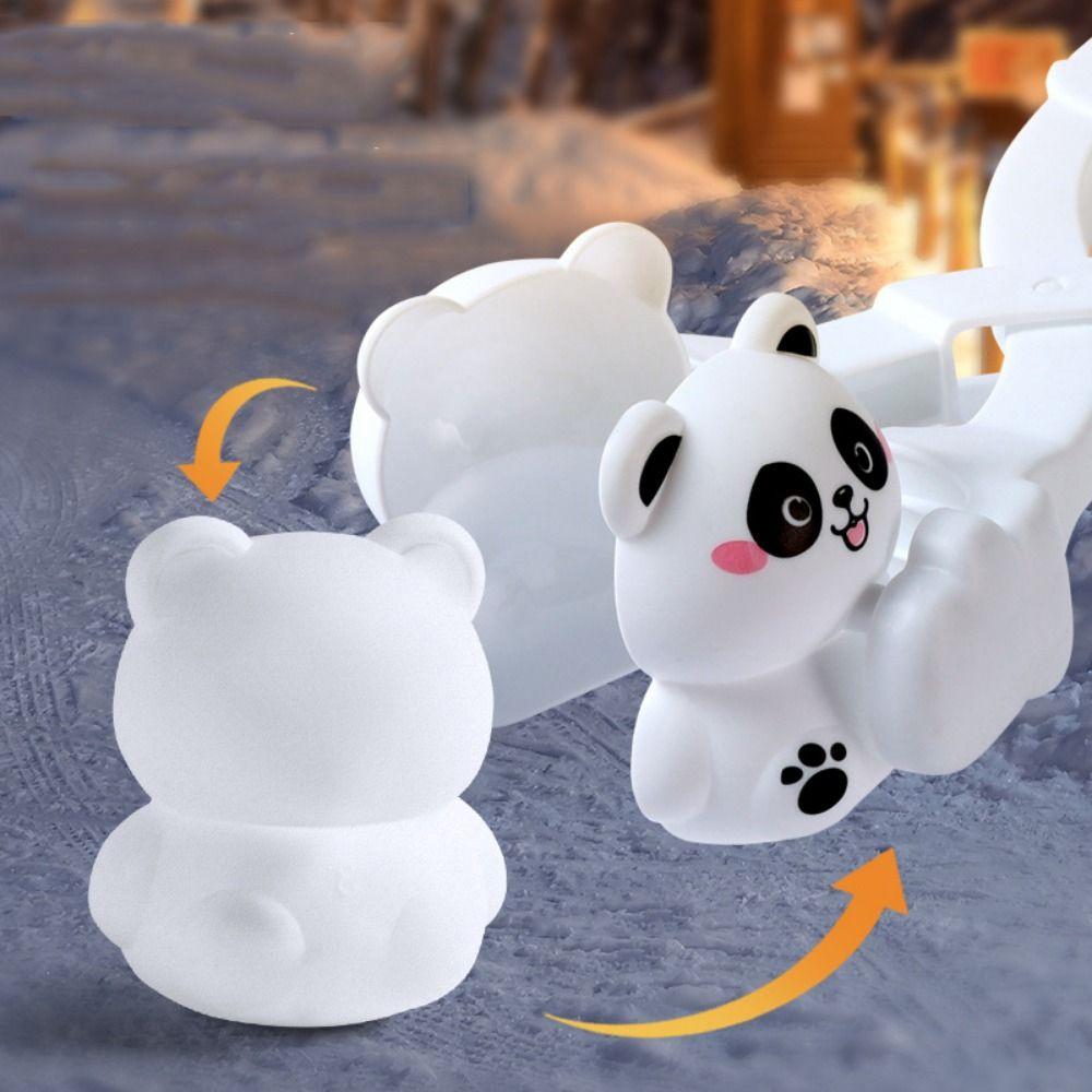 ABS Winter Snowball Maker Toy Capybara Snow Sand Ball Making Molds  Snow and Beach