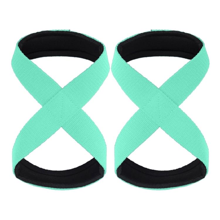 Padded Figure 8 Strap Heavy Duty Support Strap Strong Weightlifting Wrist Strap Exercise Equipment Accessories