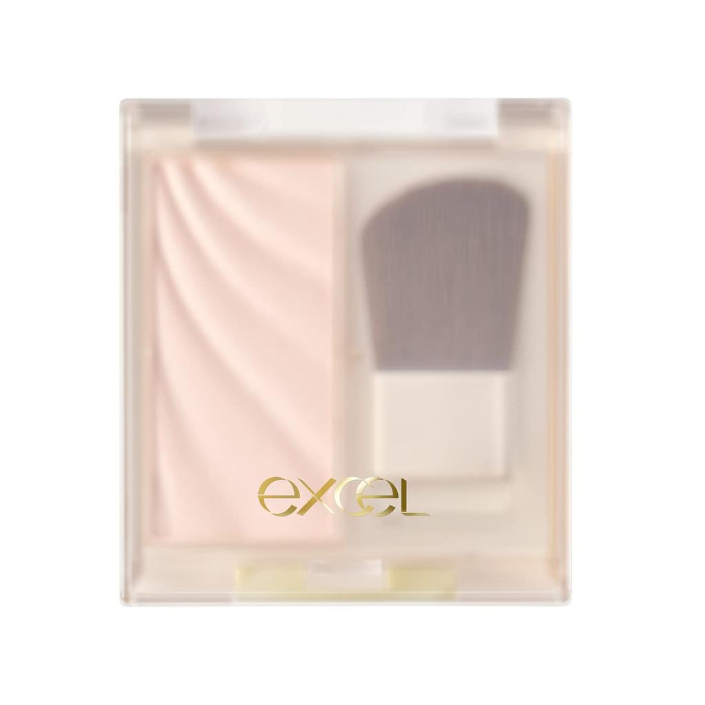 Excel Draped Shimmer Glow DS01 Face Powder Highlighter (Pink Glow)