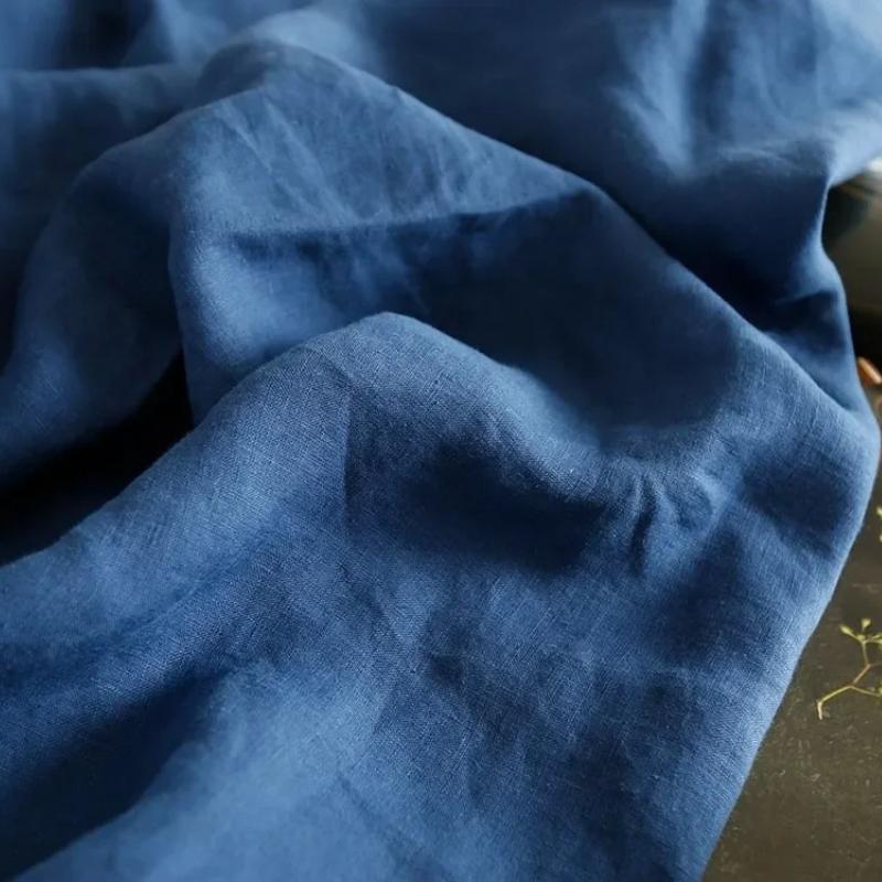 280cmx100cm Pure Linen Fabric for Sewing Quilting Fabrics DIY Crafts Bags Baby Clothing Dress Bedding Sets Handmade Sewing