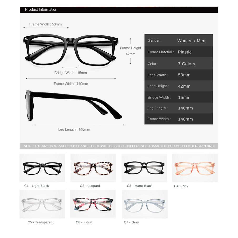 Unisex Stylish Nerd Non-Prescription Glasses Women Clear Lens Eyeglasses Optical Frames Fake Glasses Men