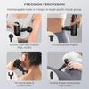 Mini-Massagepistole, Tiefengewebs-Massagepistole, USB-Laden, leicht, tragbar, Perkussions-Muskelpistole für Sportler, Geschenke für Männer, Frauen, super leise