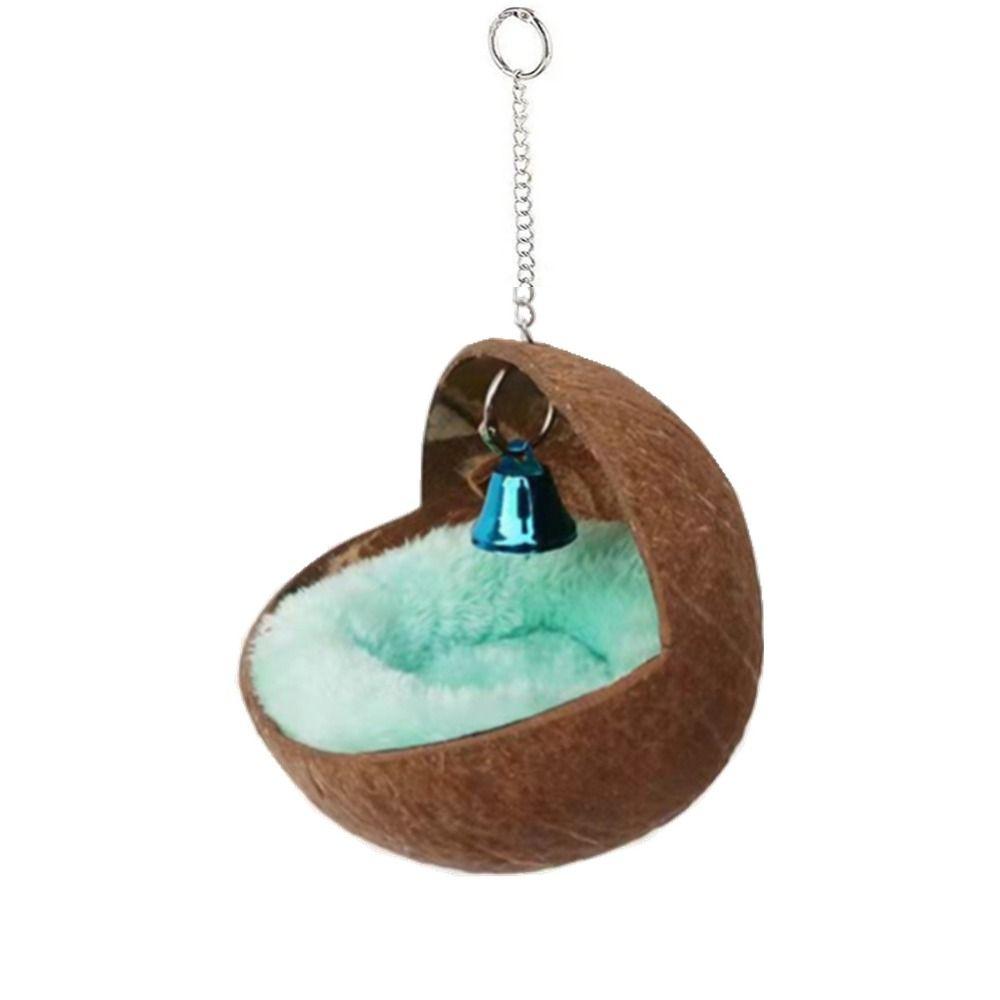 

Natural Coconut Shell Coconut Shell Bird Nest House For Parrot/Parakeet/Rat/Mice random color