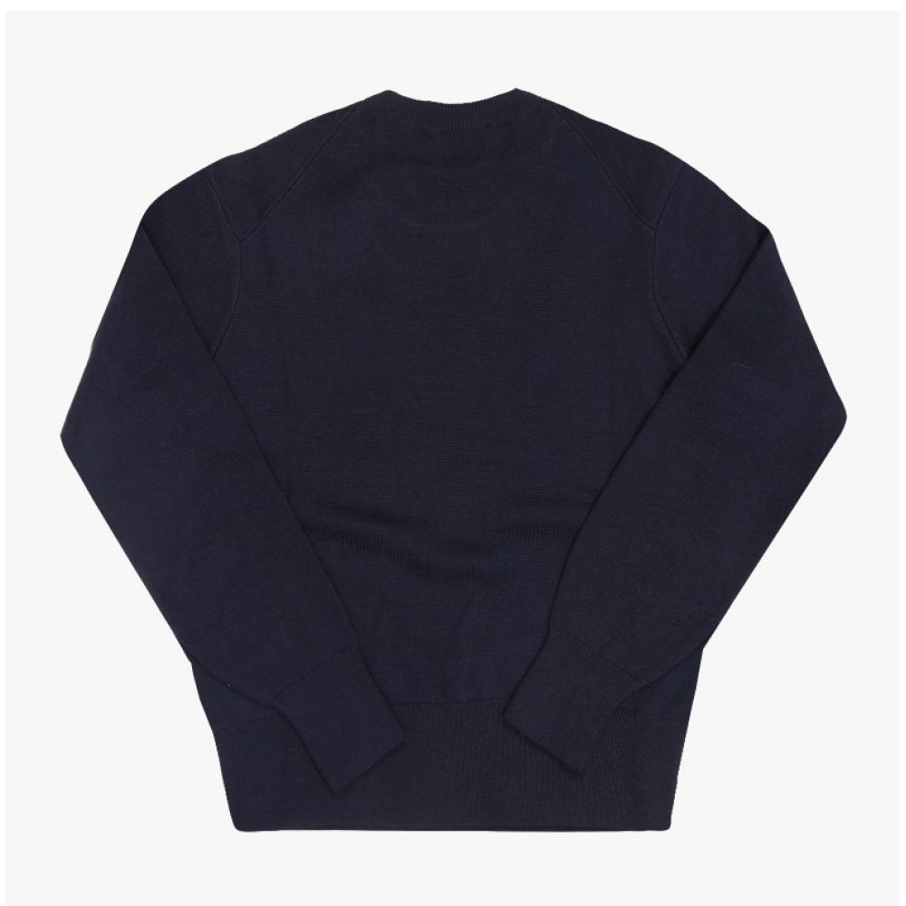 Ami Men S Knit Small Heart Logo   hkS826 001 414