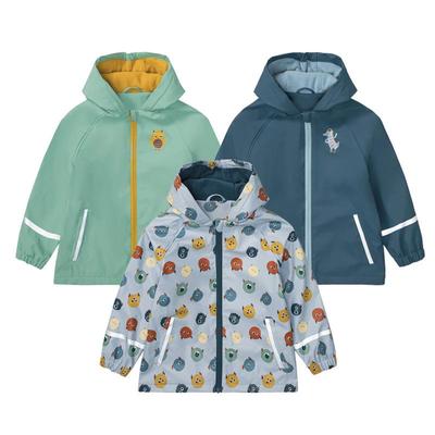 Children's Fleece-lined Waterproof Raincoat (2-8 Years) - Spring/Autumn Jacket for Boys and Girls