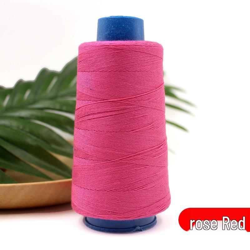 Polyester Sewing Thread: Black, White, Yellow - 203-Strand for Jeans, Canvas, Machine & Hand Sewing