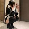 Lolita Sexy Costume Cosplay Adult Womens Clothing Lingerie Sultry Bodysuit Open Bra Erotic Girl Uniform Set Female Outfit