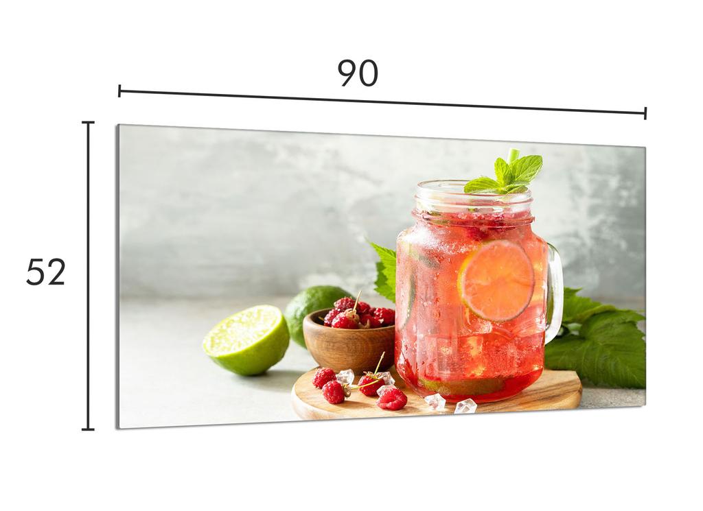 Szklana Płyta Ochronna Na Kuchenkę 90x52 Drink