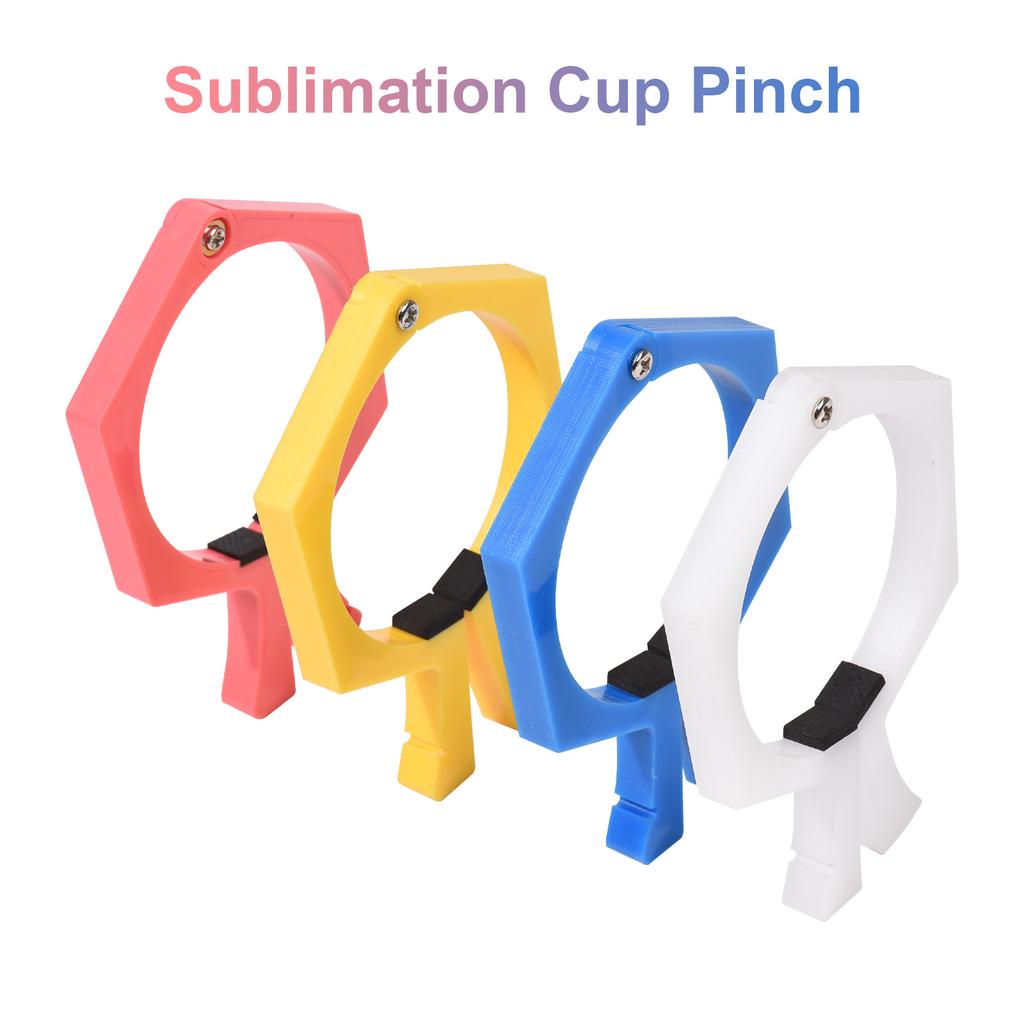 Sublimation Pinch Tumbler Clamp Nonslip Tool for 20 Oz Sublimation Blanks Mug Adjustable Open Angle