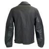 MONCLER [Good Condition/Domestic Regular] MASSART Lamb Leather x Nylon Double Riders Jacket 4 blackUsed