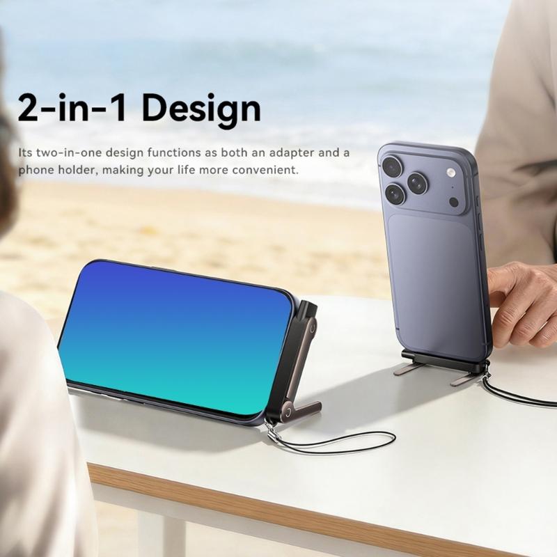 Supporto Adattatore per Telefono in Plastica PD240W Ricarica Rapida Tipo C Per Dispositivi Multipli Leggero e Portatile