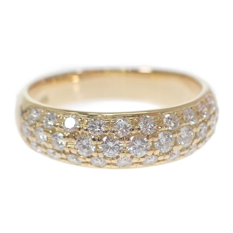 no brand  #12(JP Size) ring K18 yellow gold Women