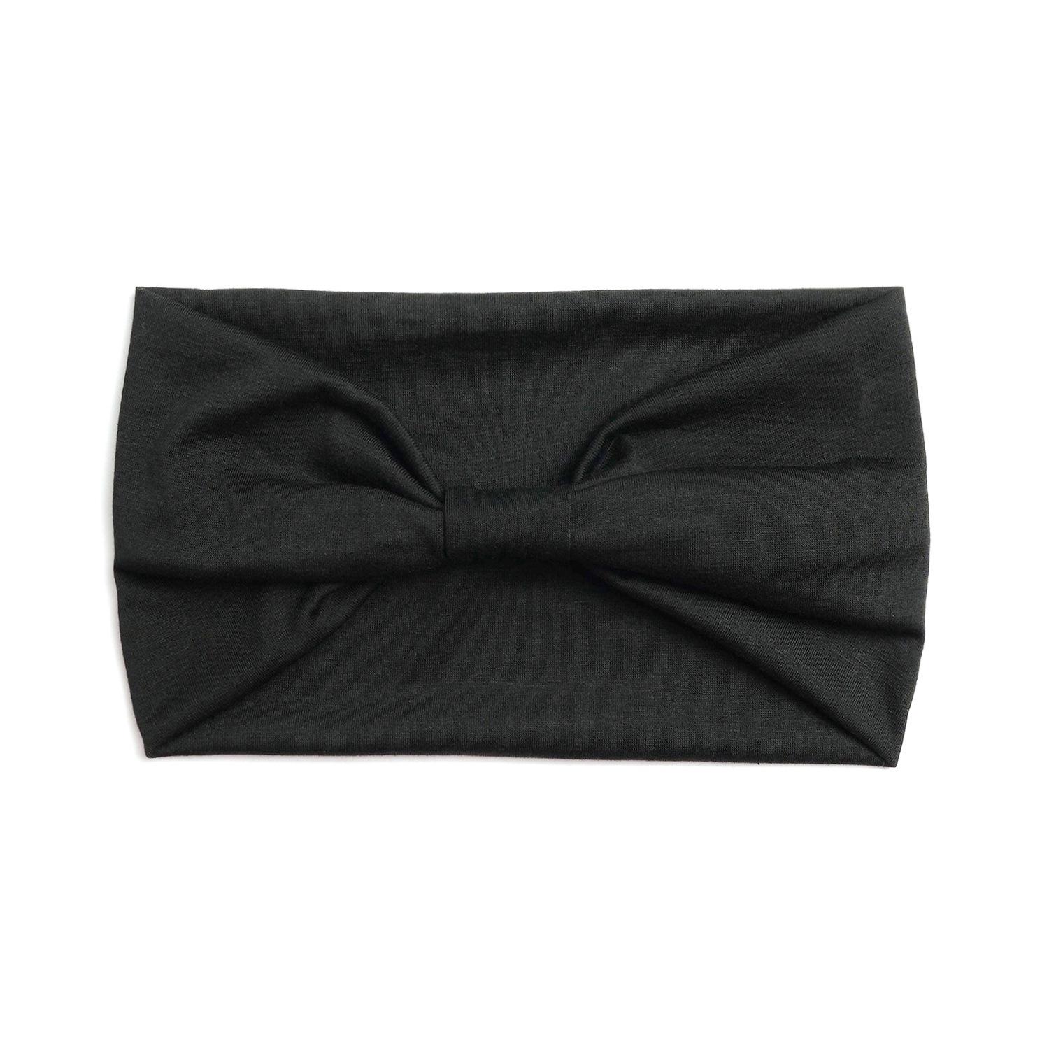 

Однотонная эластичная спортивная повязка на голову, широкая версия, спортивная повязка на голову для йоги, повязка для бега с защитой от пота и впитывающая пот, головной убор для мужчин и женщин. 1pcs