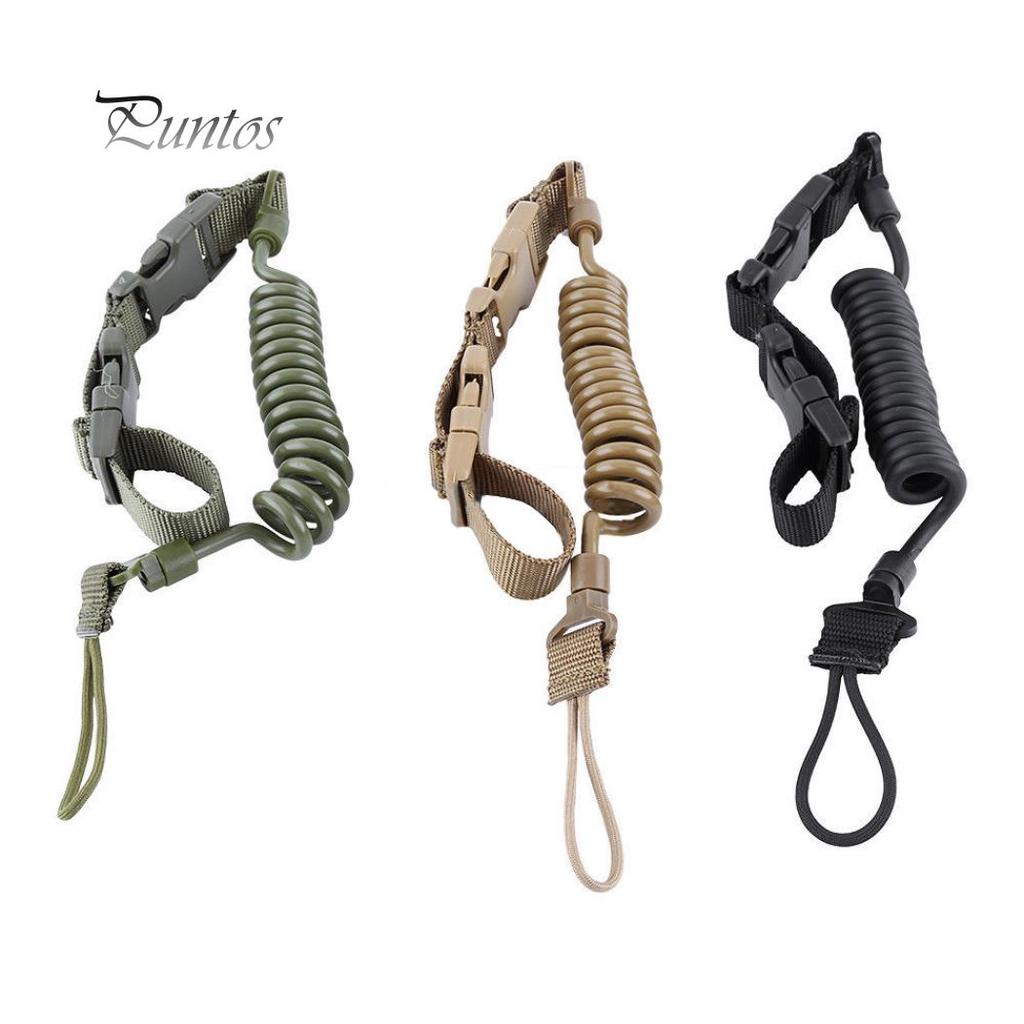 150cm Military Tactical Elastic Release Pistol Sling Lanyard