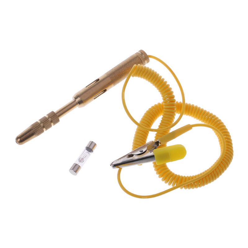 

Circuit Tester Test Pen Car Truck Maintenance Tool Light Tester Stainless Probe жовтий