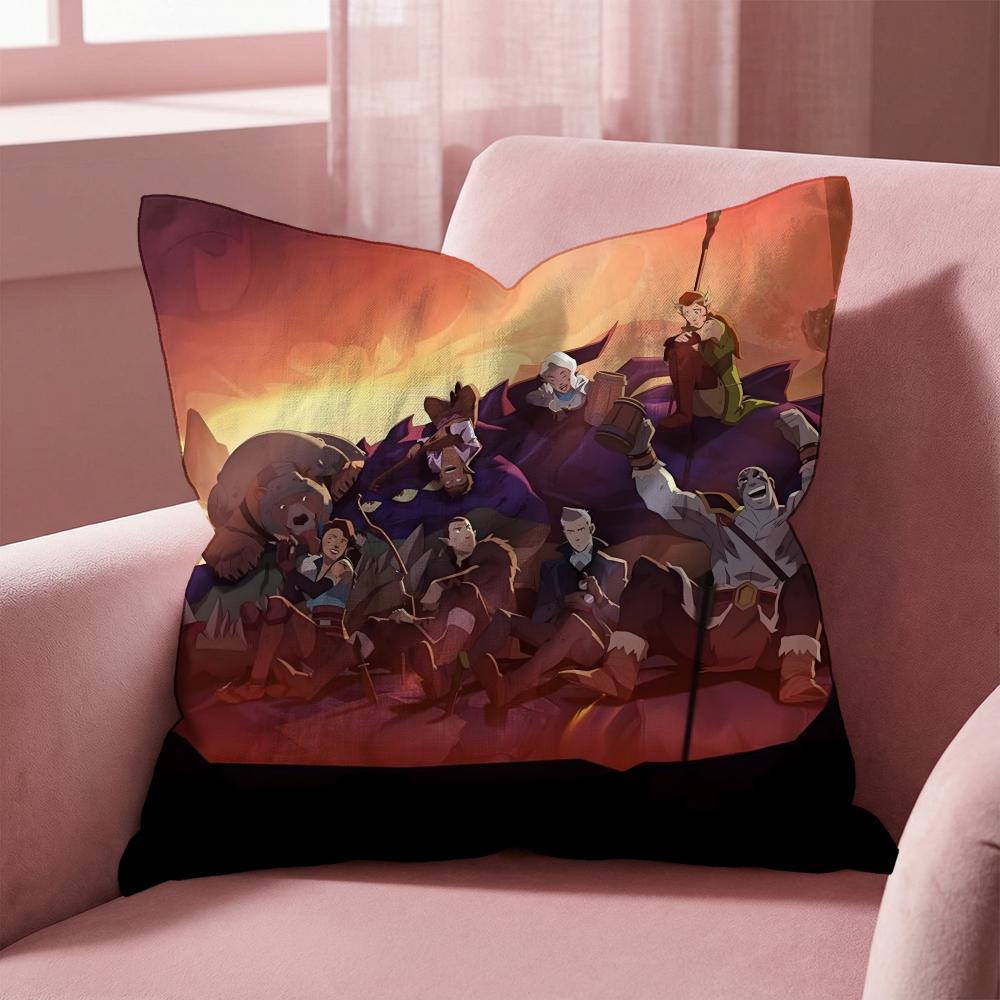 The Legend V-vox Machina Cushion Cover Multi-Scene Pillow Cover for Home & Car - Reversible, Soft & Durable for Daily Use