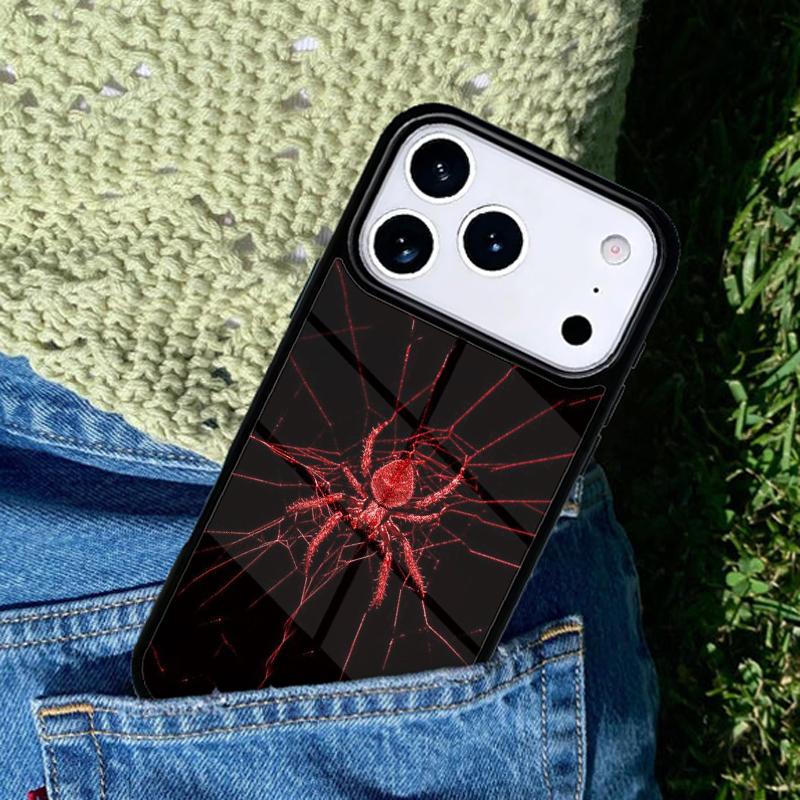 Spider Webs Phone Case For iPhone 17 AIR 16 Pro Max 15 14 Pro 11 12 13 Shockproof Silicone Cover