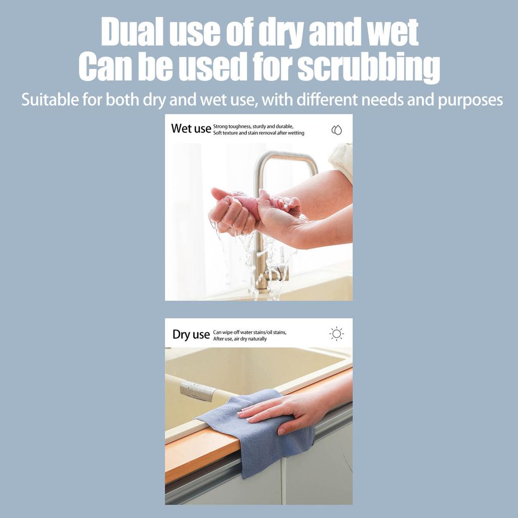Kuchyňský čisticí ručník Utřít stůl Mytí nádobí není snadné odstranit savý hadřík na dekontaminaci vlasů
