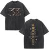 Esquie Clair Obscur Expedition  Vintage Washed T Shirts Mens Women Clothing Fashion Harajuku Short Sleeve Tshirt Streetwear