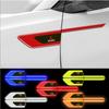 For Mitsubishi Outlander Pajero Eclipse ASX EVO Car Reflective Sticker Night Warning Strip Tape Traceless Protective Accessories
