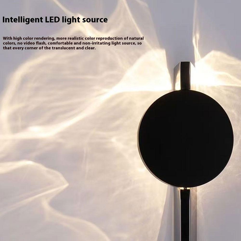 Rotatable Wall Light Water Ripple Wall Lamp Creative Rotatable Wall Lights Living Room Bedroom Headboard Corridor Led Light