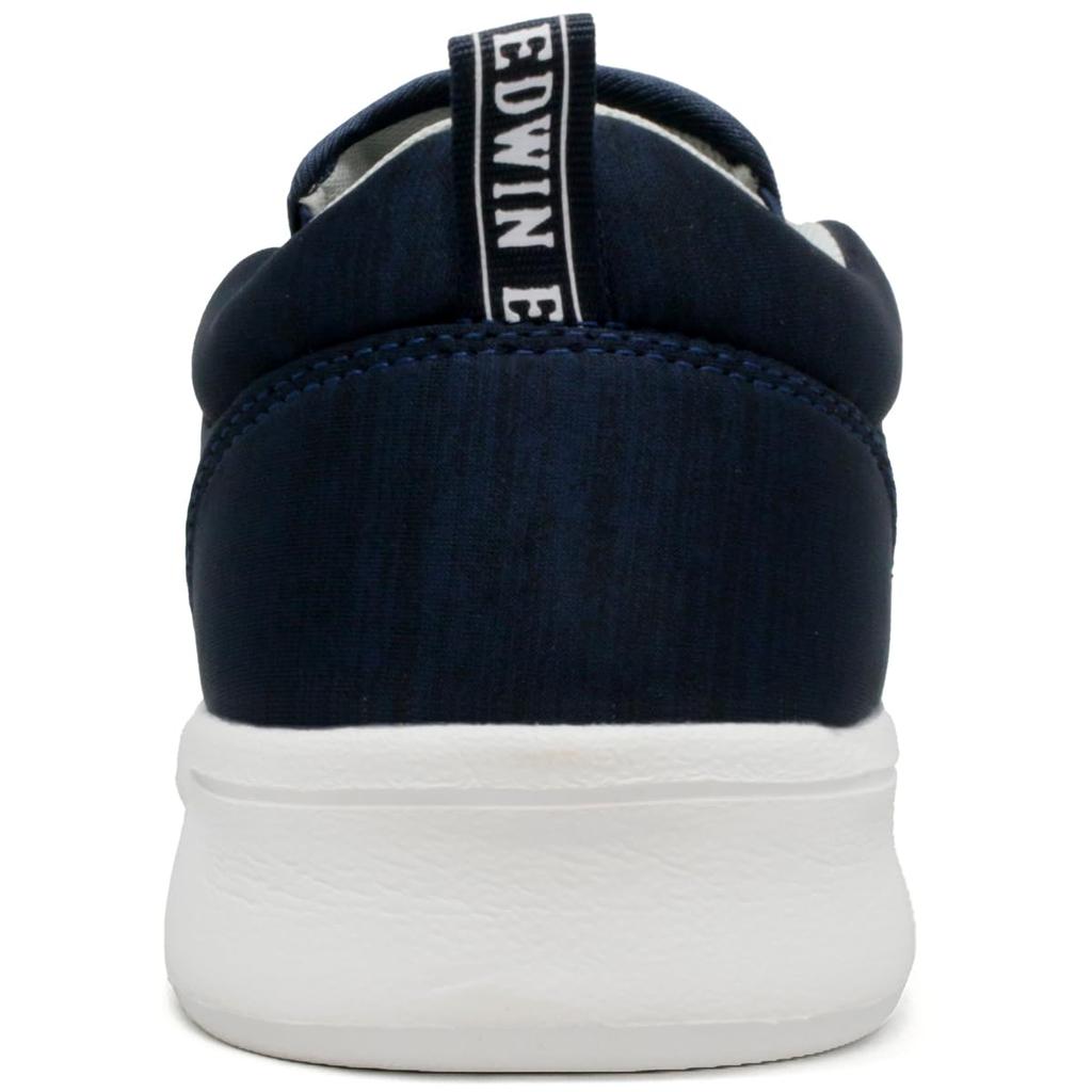 Edwin Safety with Resin Toe EVA and Toe Size Men's Low-Cut Slip-On Shoes, Ultra-Lightweight, Cap, Sole, Protection, Navy, 26.5 (esm261)