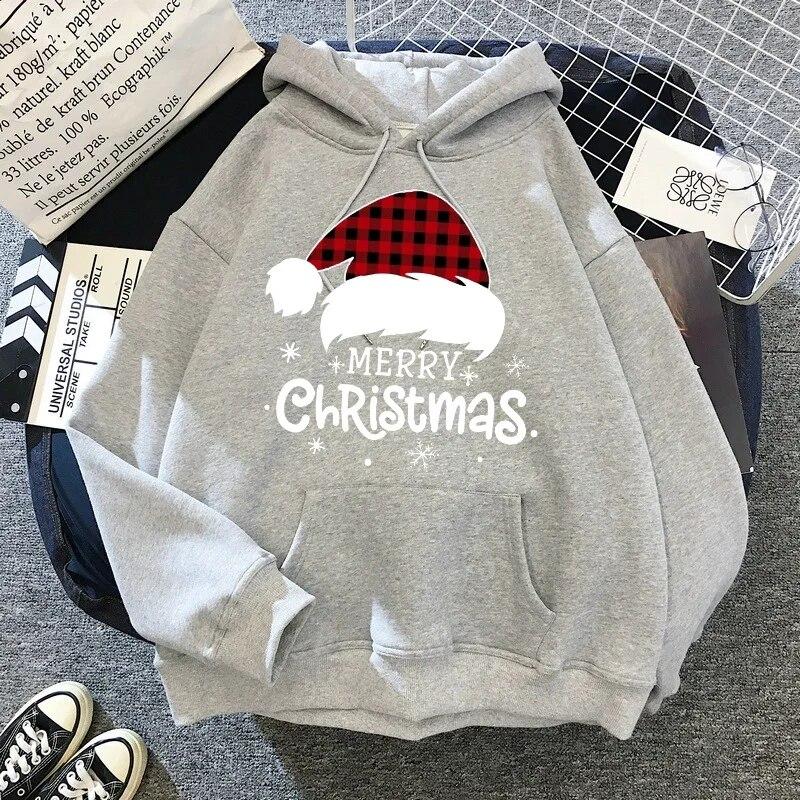 2023 Unisex Women Sweatshirt Unisex/women New Year Merry Christmas Hoodie Leopard Plaid Tree Tops Unisex Graphic Y2k Streetwear Male