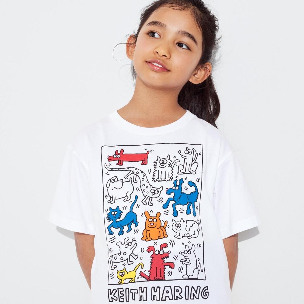

Футболка UNIQLO KIDS NY POP ART UT с коротким рукавом и рисунком 00 WHITE/KIDS 110