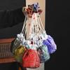 Premium Tea Cup Pouch - Luxury Satin Drawstring Bag for Single Cup Storage - Elegant Handmade Chaxi Tea Accessory Gift