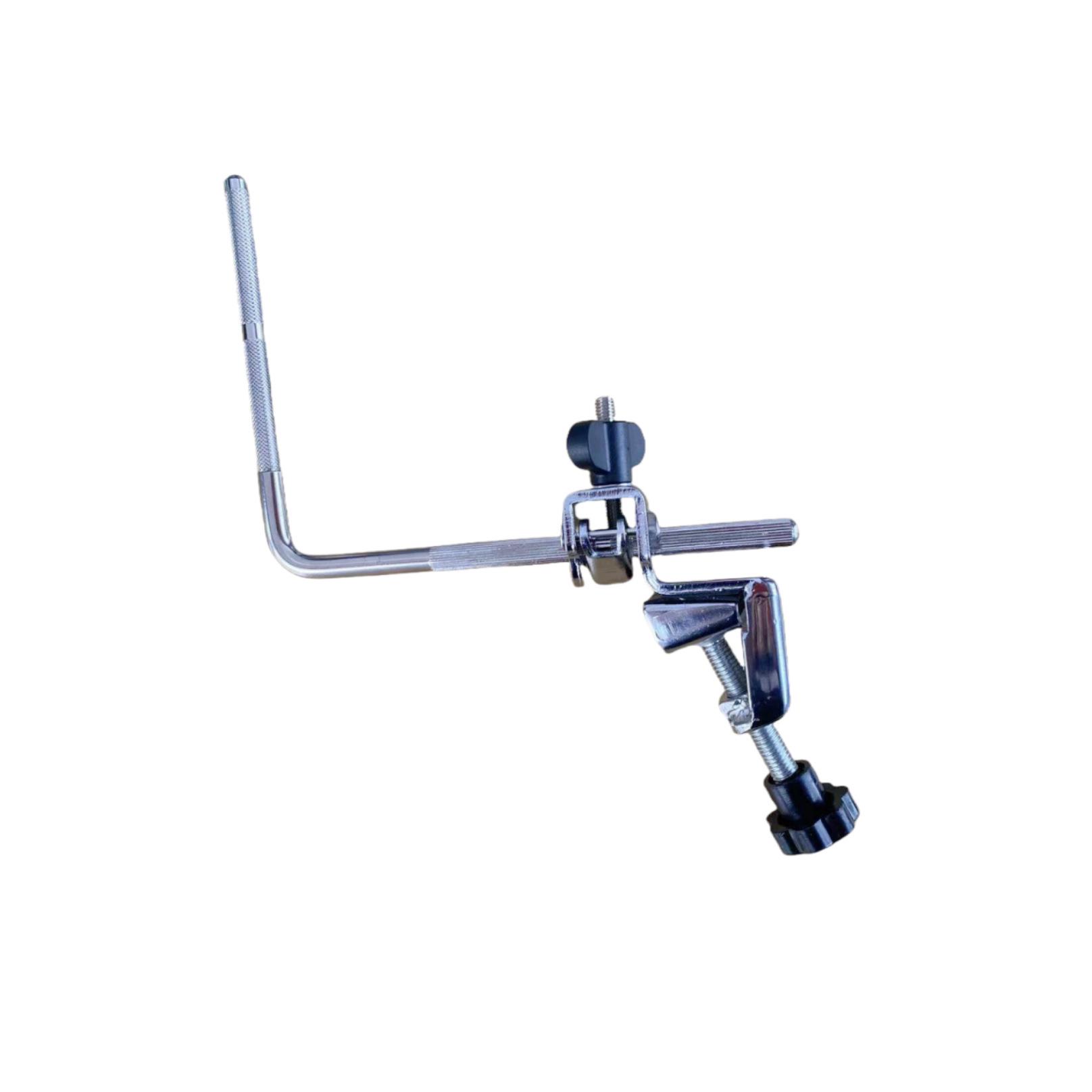 Drum Kit Cowbell Clamp, Cymbal Stacker, Hi-Hat/Cymbal Stand Upper Section, Splash Cymbal Connector Adjustable Clamp for Drum Rack