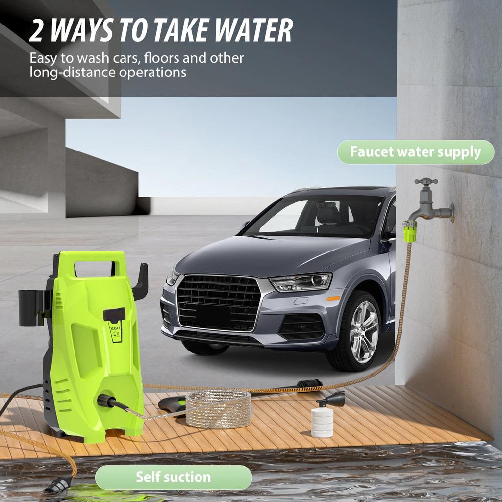 5000W Elektrický vysokotlaký čistič 350Bar/5000PSI Power Jet Wash Čistič teras a aut 5L/min Elektrický vysokotlaký čisticí stroj