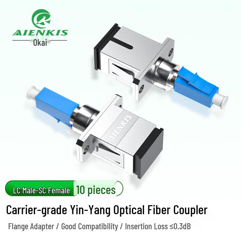 AIENKIS Telecom-Grade Fiber Optic Adapters