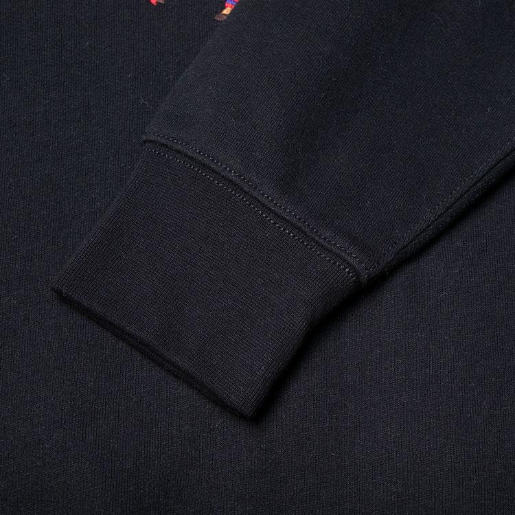 Polo Ralph Lauren Logo Print Embroidered Hoodie Long Sleeve Men Hoodies Black 710823853-006
