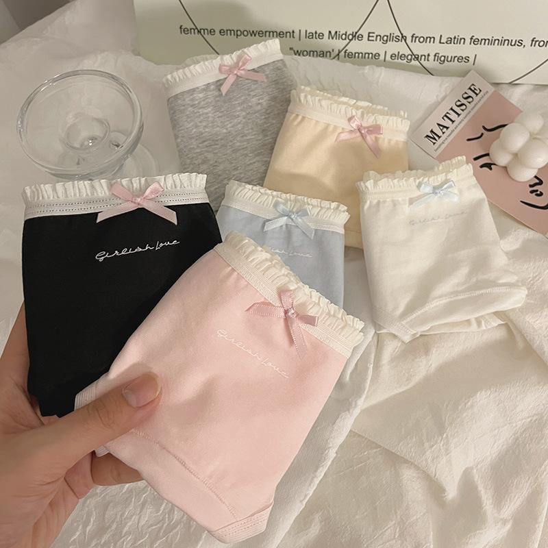 A-class baby cotton 7A antibacterial extended crotch pure cotton comfortable waist bag hip triangle Panties