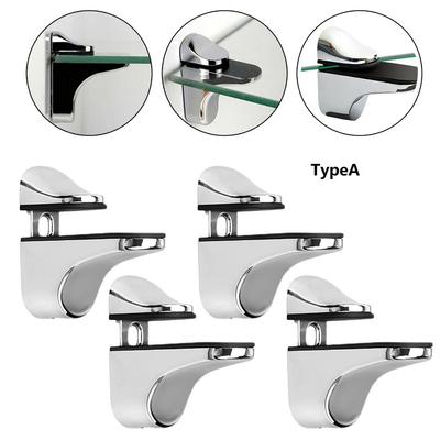 2/4 stücke Glas Regal Unterstützung Klemme Klammern Einstellbare Regal Klemme Für Partition Bord Büro Schreibtisch Glas Platte Halterung Halter