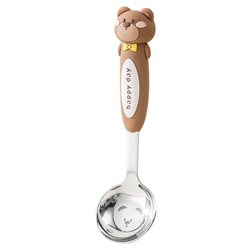 CAIZHI 316L Stainless Steel Cartoon Dining Spoons