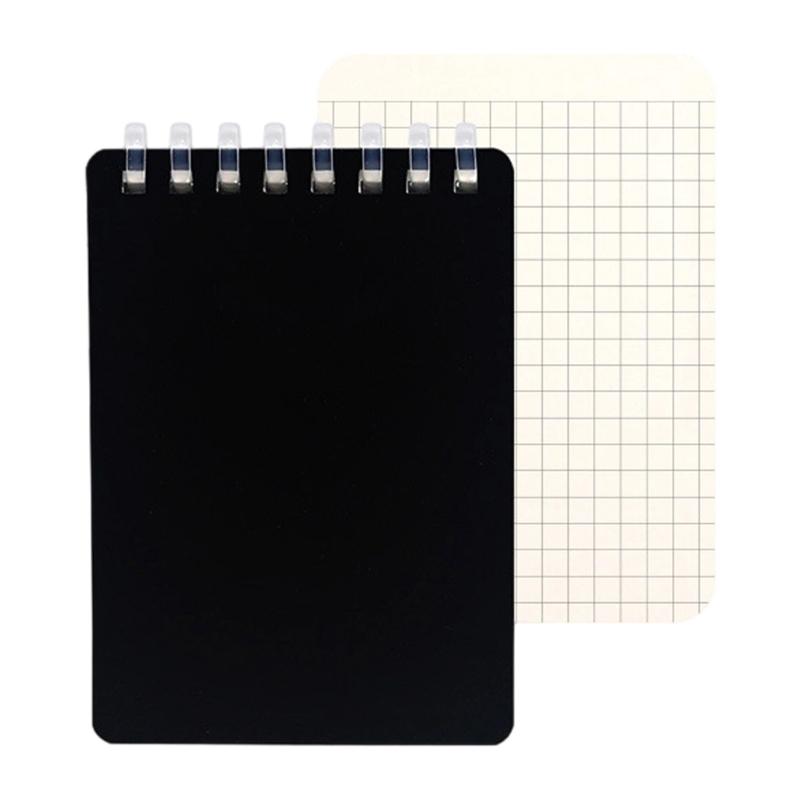 Pocket Size Notebook 128 Pages Soft Coil Binding Notebook Lined/Dotted/Gridded/Unruled for Daily Writing Note Taking