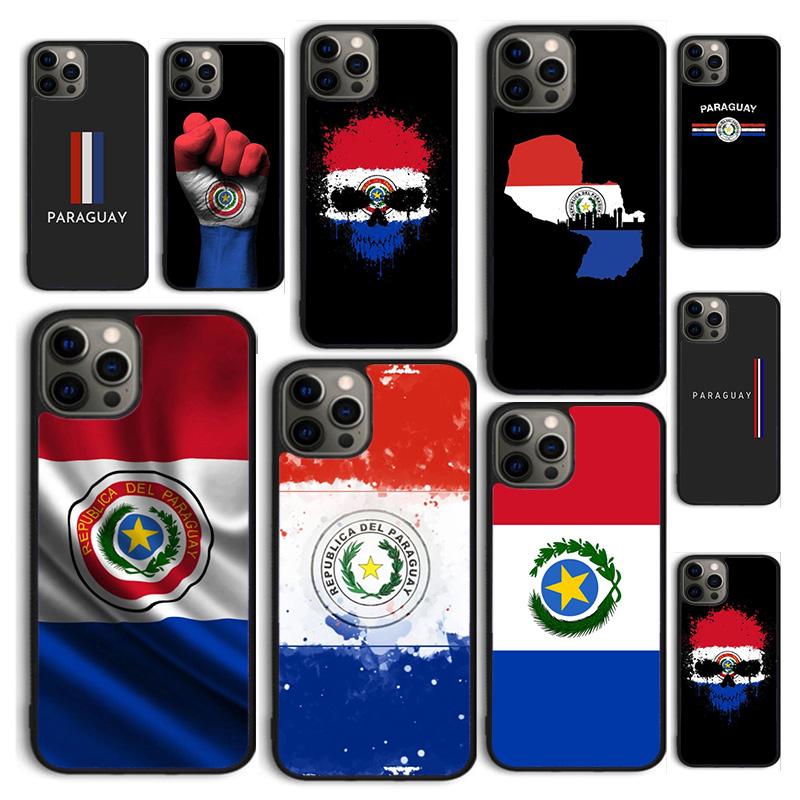 Autumu Paraguay Flag Phone Case Cover for iPhone 17 Air 16 16e 15 12 11 13 14 Pro Max Apple Plus Coque
