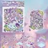 3D Large Space Cartoon Animal DIY Miniature Hut Landscape Stickers Child Stickers Cute Colorful Cabin Handmade Stickers Kid Gift