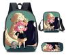 Rollenspiel Animation Zubehör Rucksack Schultasche Umhängetasche Federmäppchen Dreiteiliges Set